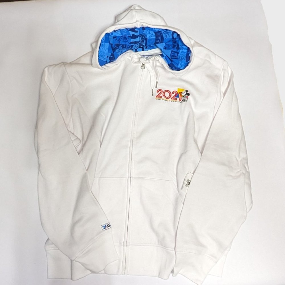 Walt Disney World Mickey Mouse & Friends Zip Hoodie NWT